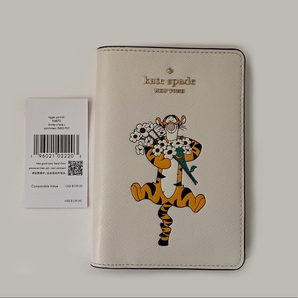 kate spade Other Kate Spade X Disney Tigger Passport Holder Leather